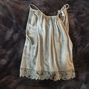 Size 2 green going out tank